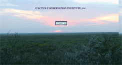 Desktop Screenshot of cactusconservation.org
